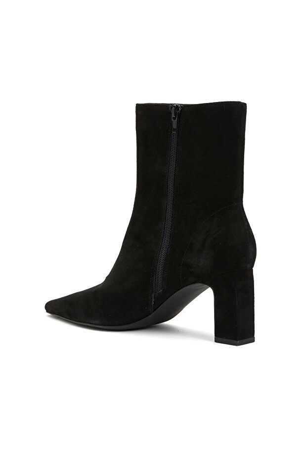 Siyah Kadın Deri Bot - 3