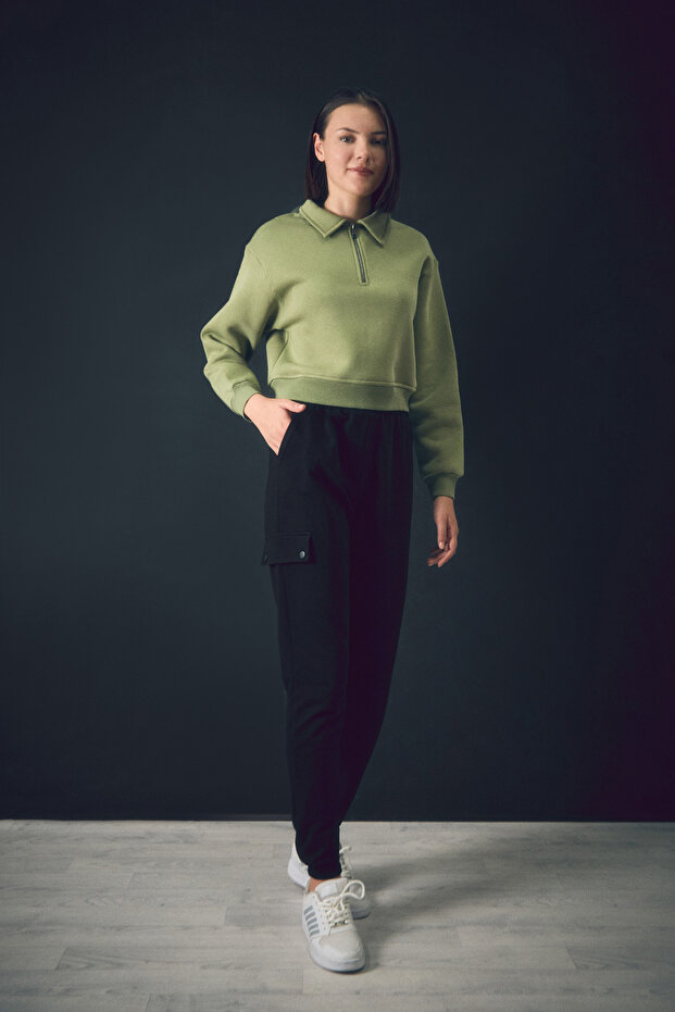 Basic Kargo Cepli Jogger Eşofman Altı - 1