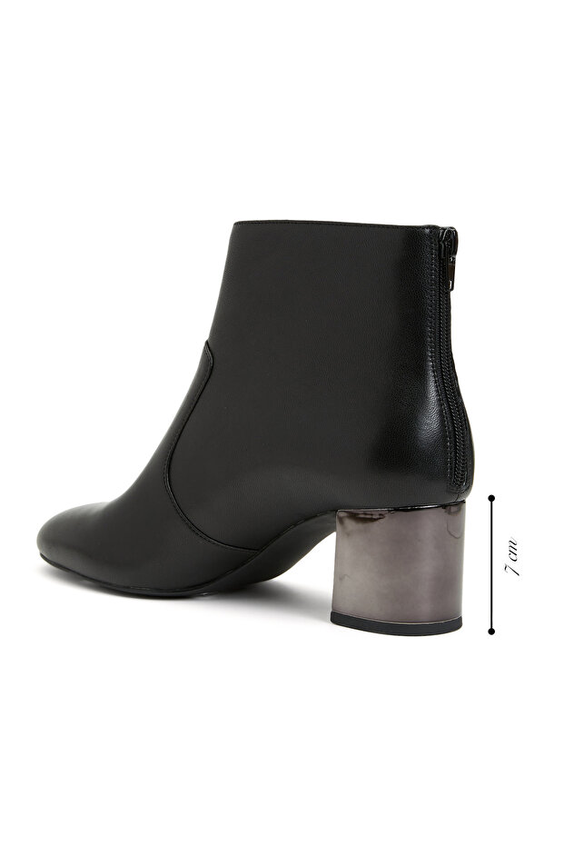 Siyah Kadın Deri Bot - 3