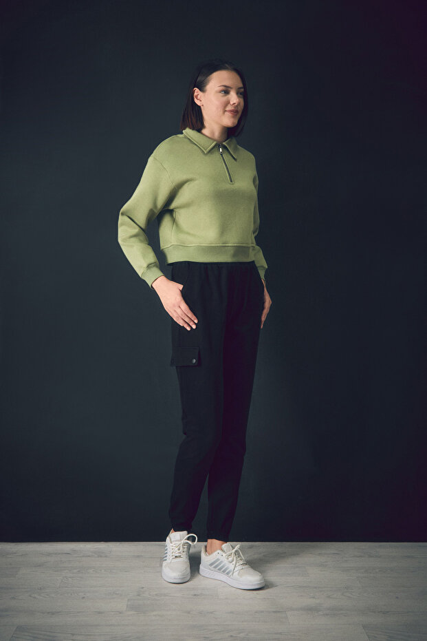 Basic Kargo Cepli Jogger Eşofman Altı - 2