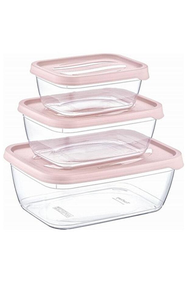 حاوية تخزين ثلاثية كاريزما مستطيلة Royaleks-çnk2164 - 1