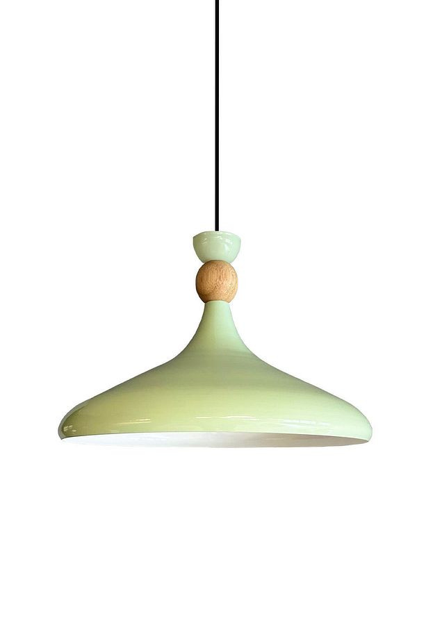 Champion Mint Ahşap Şapka Tekli Avize Sarkıt Salon Mutfak Cafe Butik Lamba Aydınlatma Avizeler - 5
