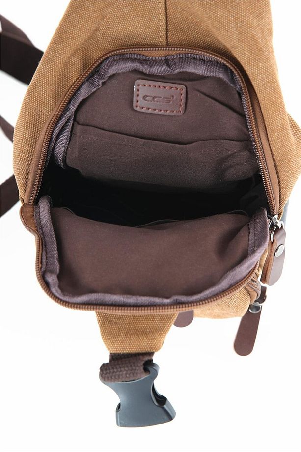 Ccs 31184 Kanvas Kumaş Omuz Askılı Çapraz Çanta - 7