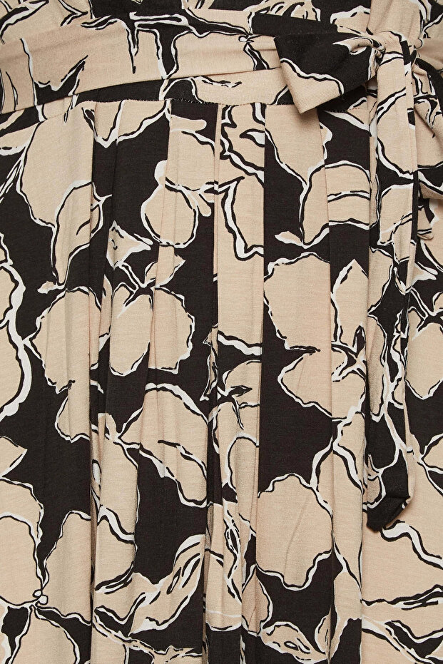 فستان طويل منقوش مقاس كبير 137435 - 6