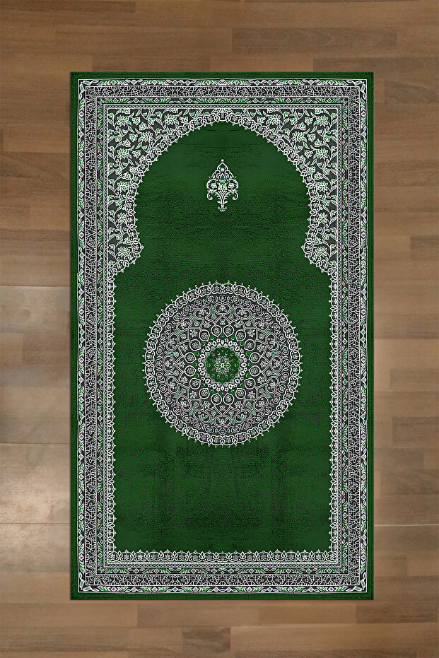 Digital Printed Non-Slip Base Washable Gift Dowry Prayer Mat Prayer Rug