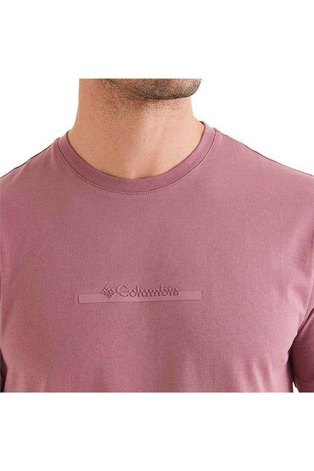 Csc M Bar Split Graphic Ss Tee Kırmızı Erkek T-shirt - 4