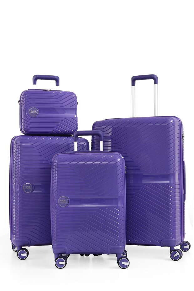 ÇÇS 5239-5240 POLİPROPİLEN 4 LÜ VALİZ SETİ - 1