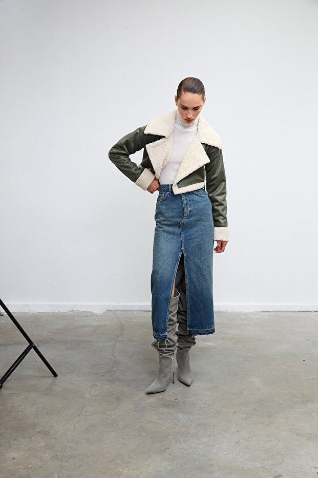 Deri Trucker Ceket - 4