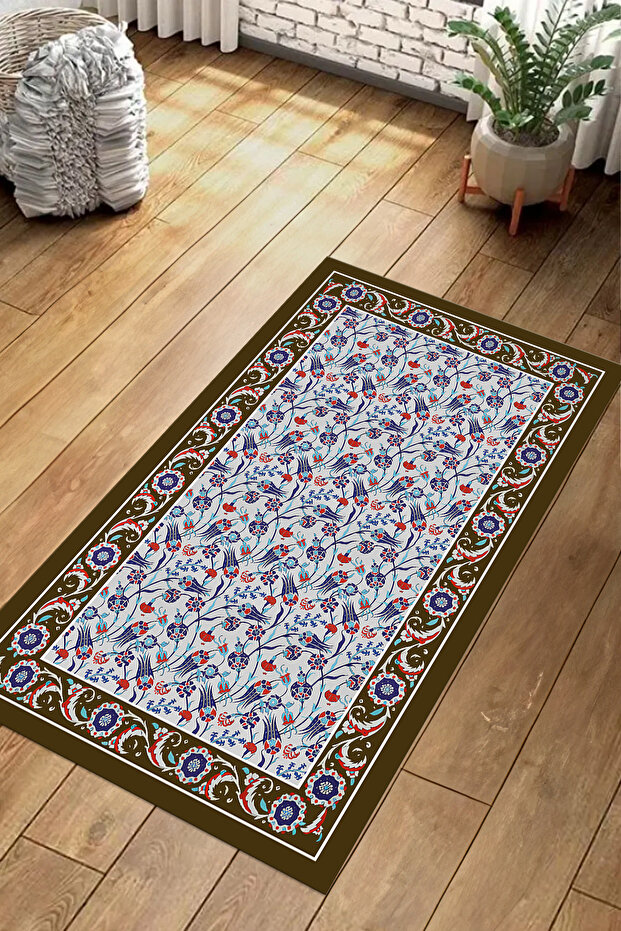 Digital Printed Non-Slip Base Washable Gift Dowry Prayer Mat Prayer Rug