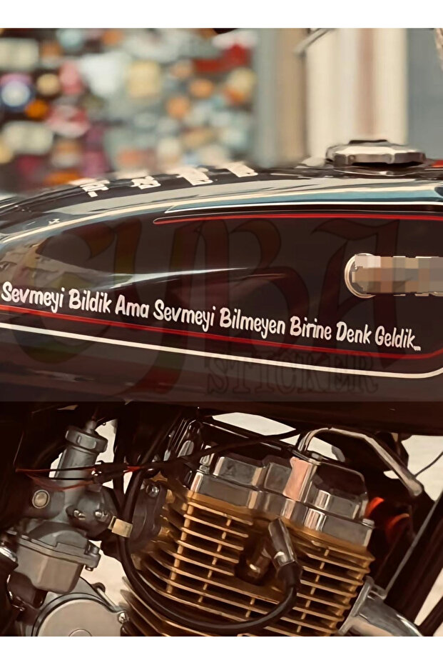 We Know How to Love, but We Realize Someone Who Doesn'T Know How to Love... Motorcycle Lettering Sticker Car Rear