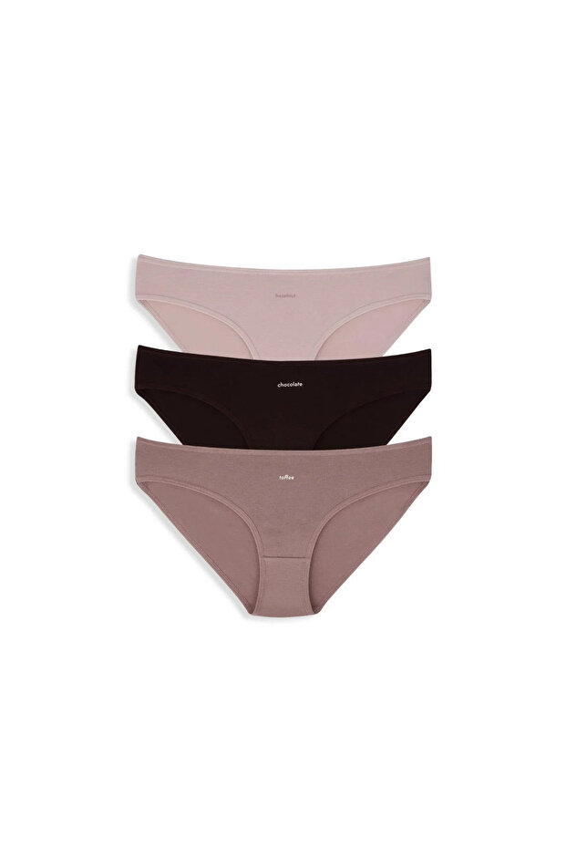 Pamuklu Bikini 3'lü - 1