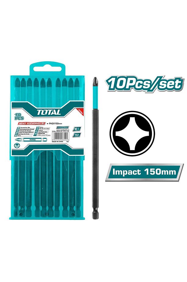Darbeli 150MM Ph2 Bits Ucu Mıknatıslı 1 Adet Yüksek Kalite NMS HIRDAVAT - 2