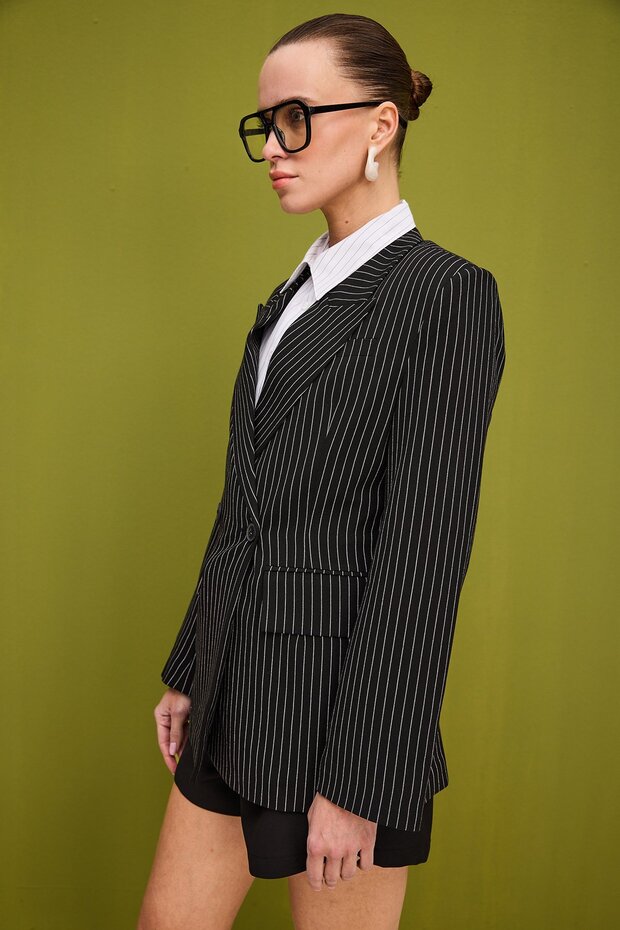 سترة مخططة مصممة حسب الطلب - 4