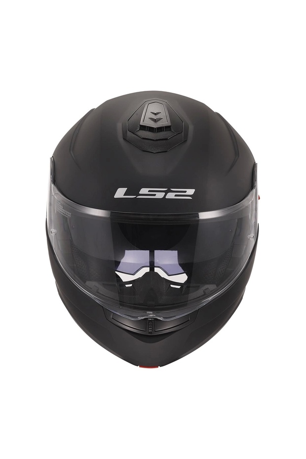 STROBE 2 ÇENE AÇILIR MAT SİYAH KASK - 4