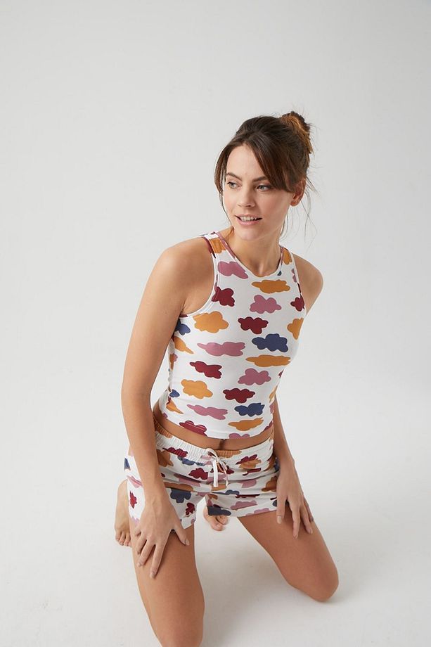 Şortlu Pijama Takımı Rengarenk - 2