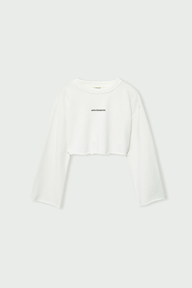 Crop sweatshirt - Vatkalı generation - 5
