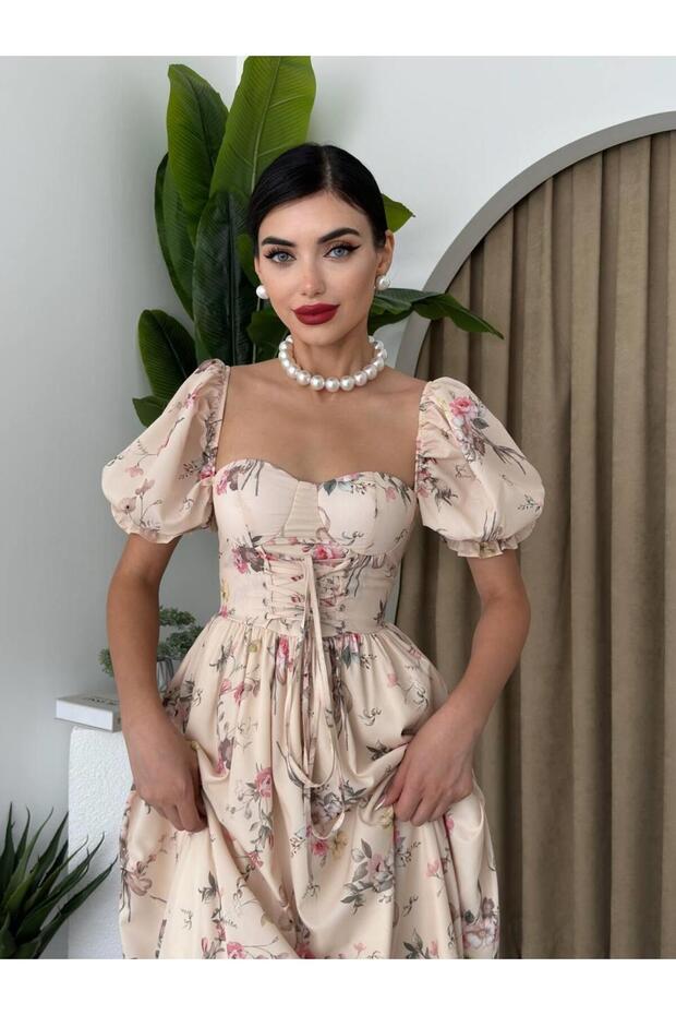 Ruzi Tasarım Uzun Elbise - 4