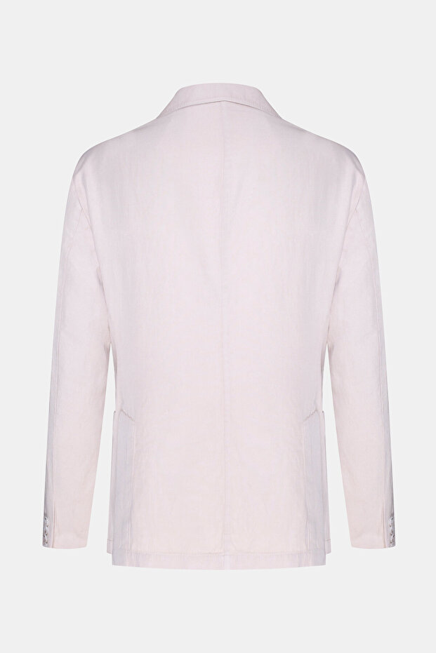 EKRU DÜĞMELİ CEKET - 2