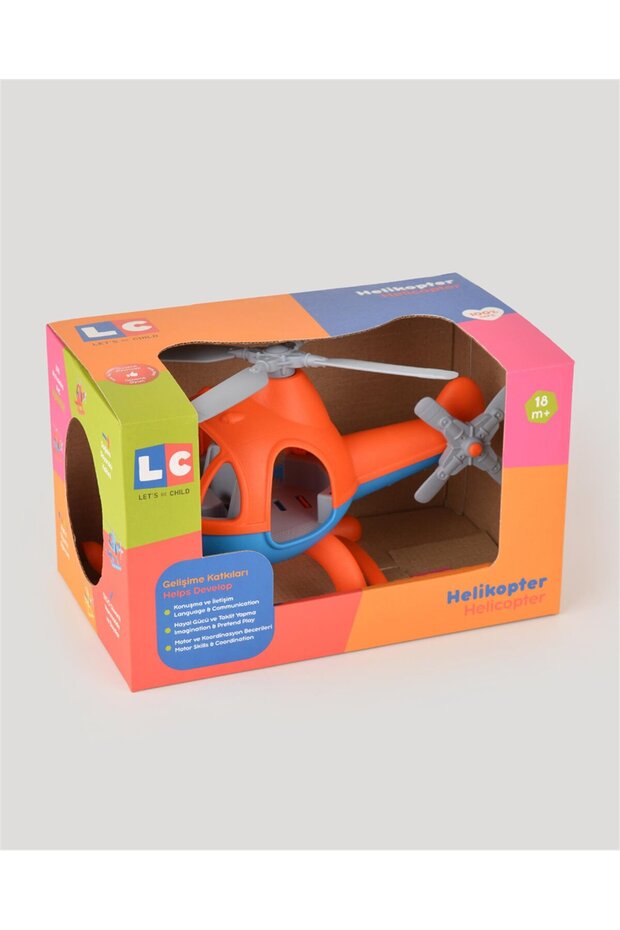 Lc Büyük Helikopter Turuncu-mavi - 8