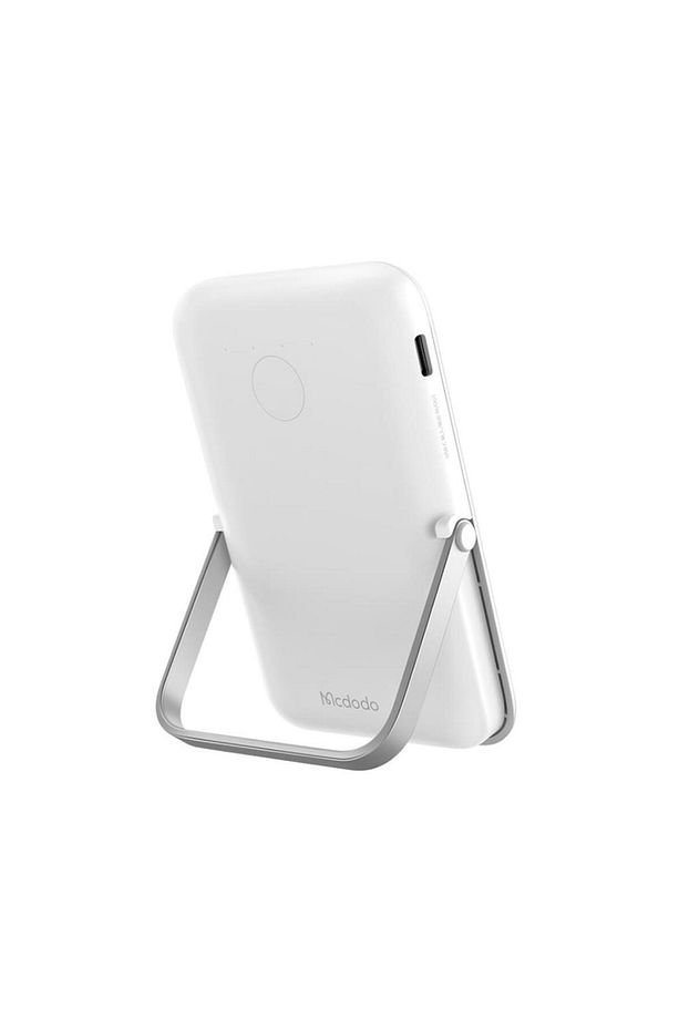 Mc-7051 5000mah 15w Standlı Manyetik Magsafe Hızlı Kablosuz Powerbank Beyaz - 3