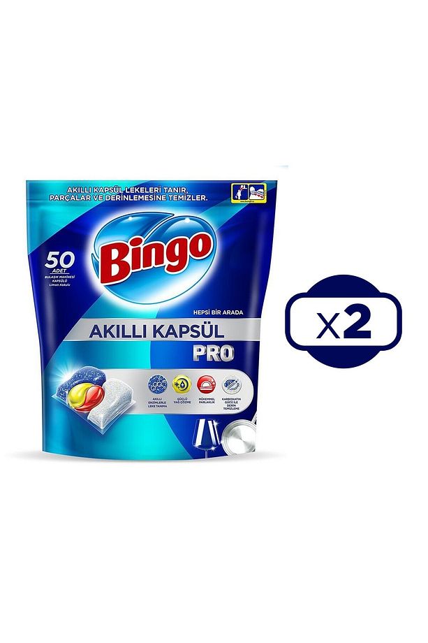 Akıllı Kapsül Pro Bulaşık Makinesi Deterjanı Tableti 100 Lü - 2