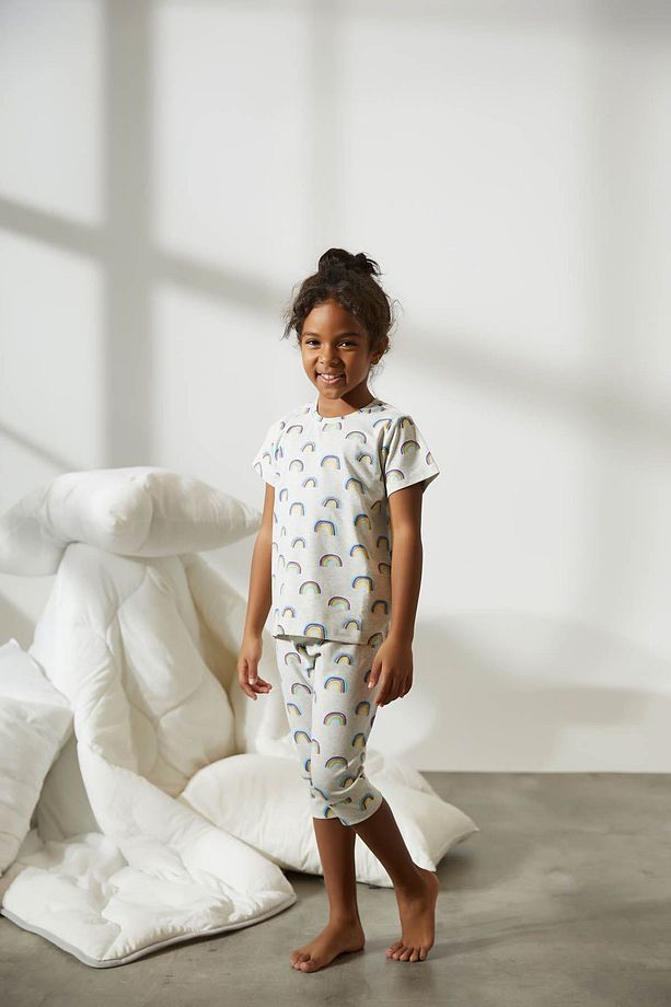 Kız Çocuk Kapri Pijama Takımı - 3
