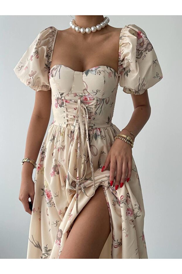 Ruzi Tasarım Uzun Elbise - 7