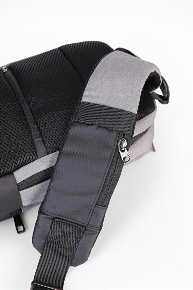 31276 USB Tablet Compartment Single Shoulder Bag - 5