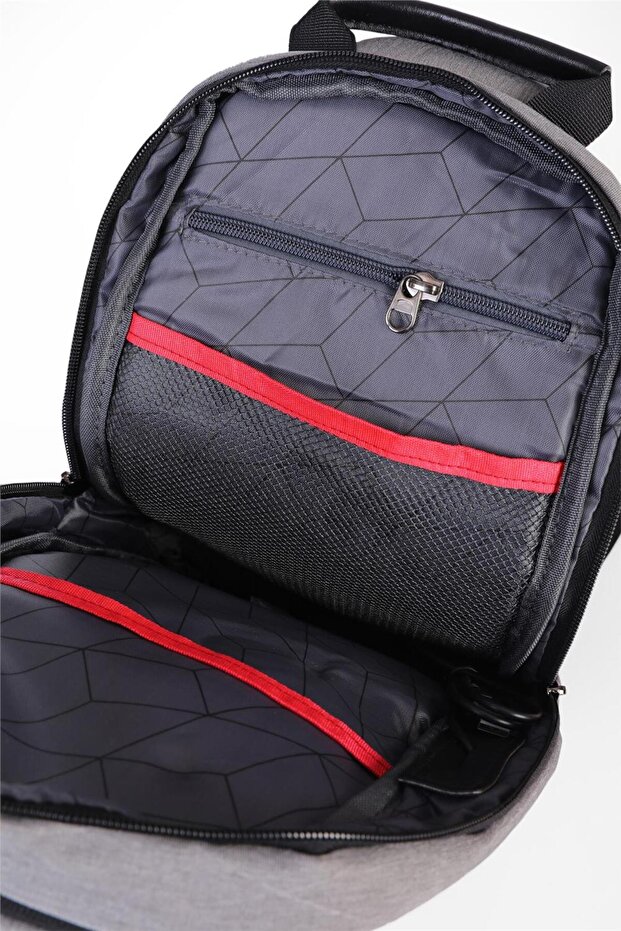 31276 USB Tablet Compartment Single Shoulder Bag - 8