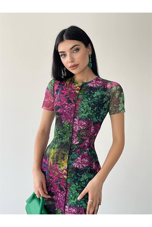 Rochie Midi Perlis - Neagra - 2