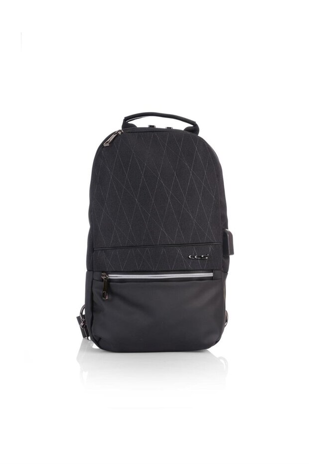 31276 USB Tablet Compartment Single Shoulder Bag - 1