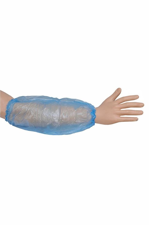 100 Adet - Tek Kullanımlık Naylon Kolluk - 1