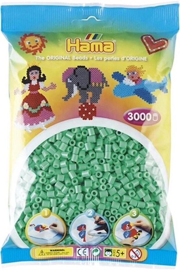 Midi Beads 3,000 Pieces - Light Green