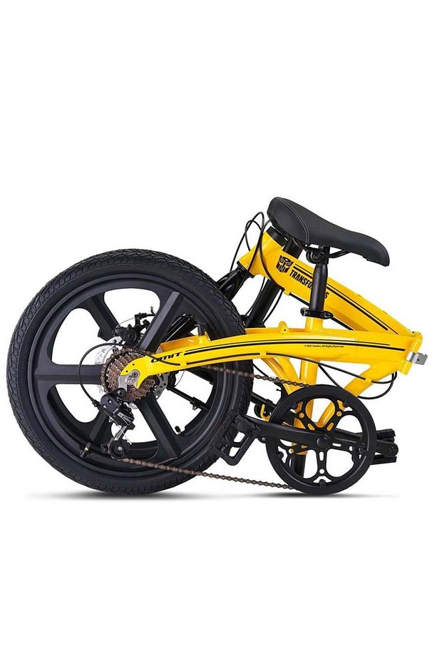 Ümit 2032 Transformers Foldıng-2d Katlanır Bisiklet 20 Jant 6 Vites Sarı - 2