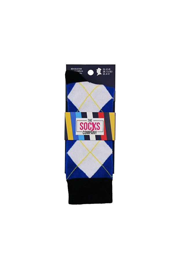 Patterned Men's Socks - 1