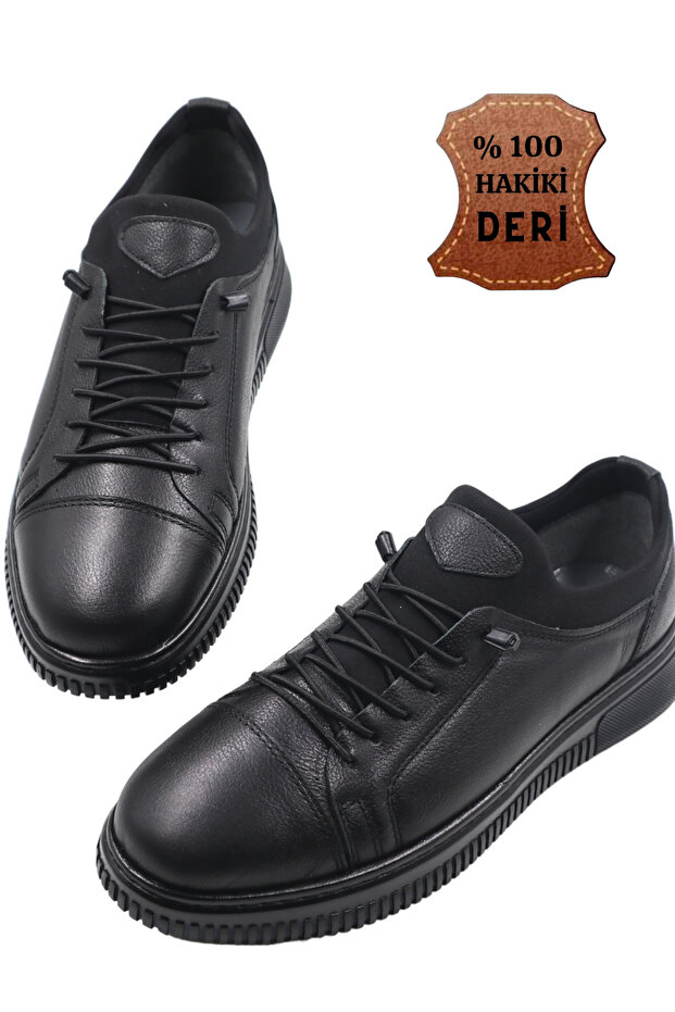 MEN'S LEATHER LINING, GENUINE LEATHER, ULTRA COMFORTABLE, FULL ORTHOPEDIC, CASUAL SHOE