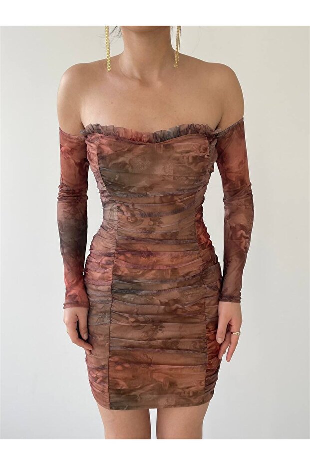 MİLA MİNİ ELBİSE -8054 - 4