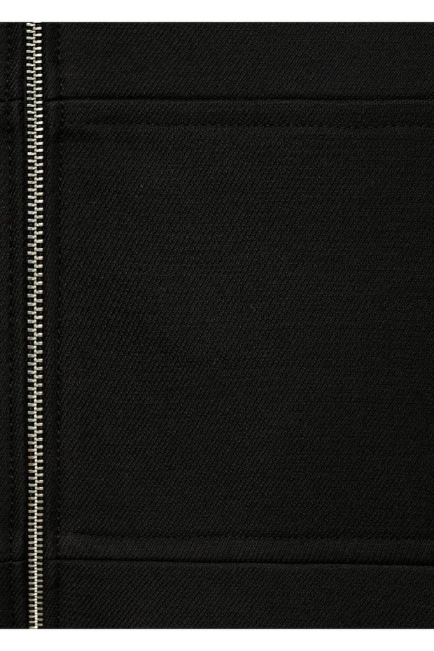 Přímý kabát na zip - 7