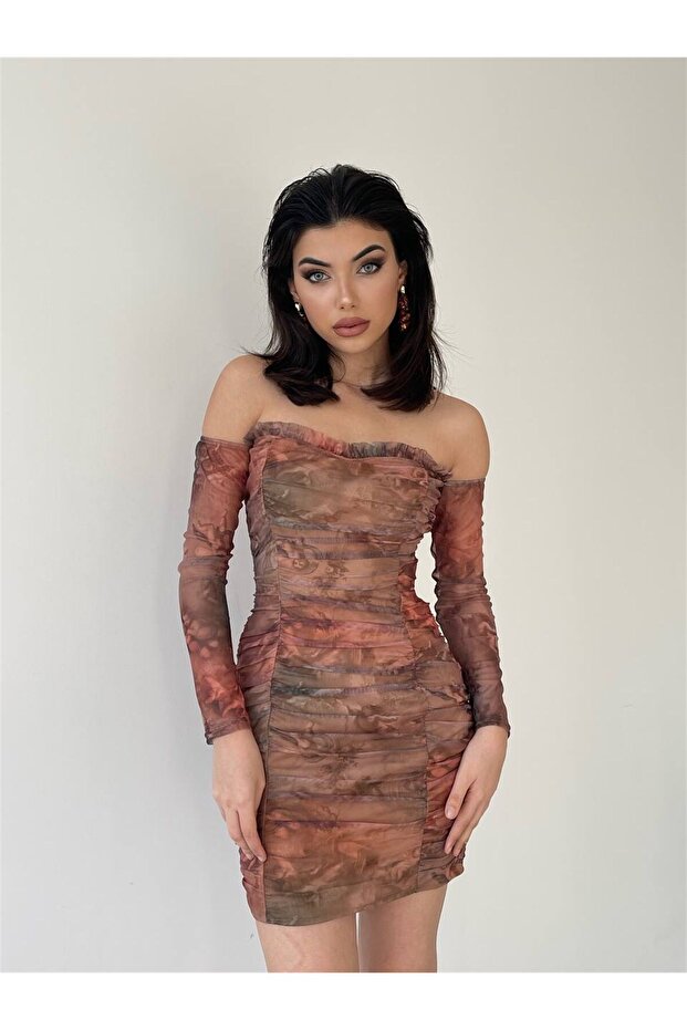 MİLA MİNİ ELBİSE -8054 - 6