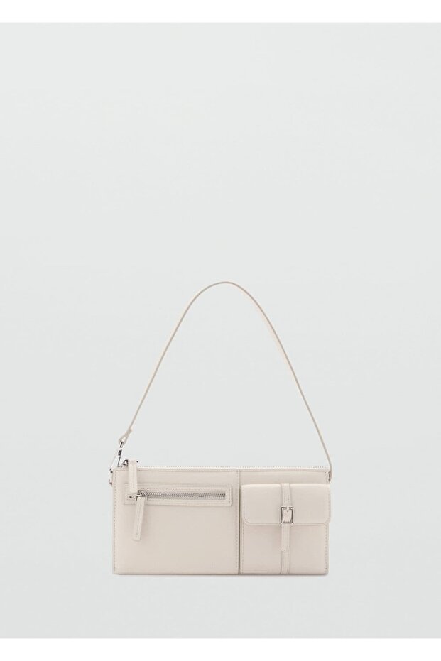 Shoulder Bag with Pockets - 3