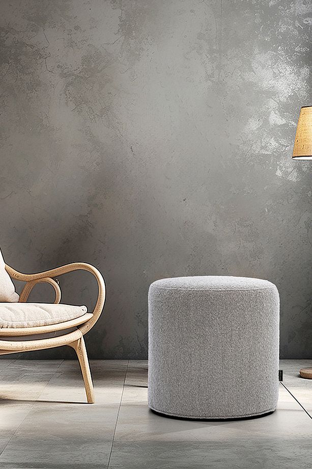 Home Gaia Dekoratif Extra Soft Rahat Yuvrlak Oval Puf-bench 42x40cm - 3