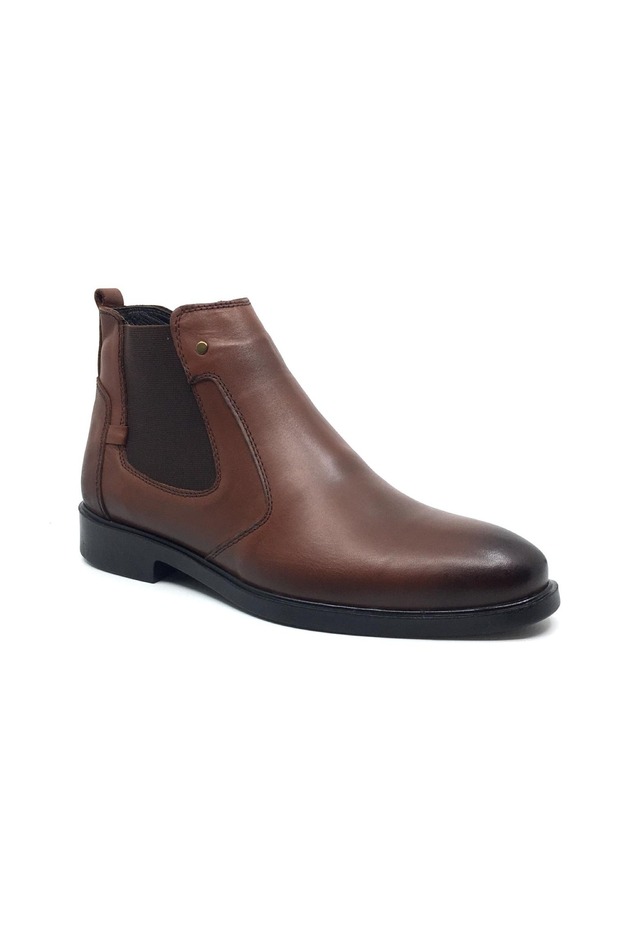 Triple 100% Genuine Leather Men's Daily Winter Comfortable Classic Zippered Boots 40-44