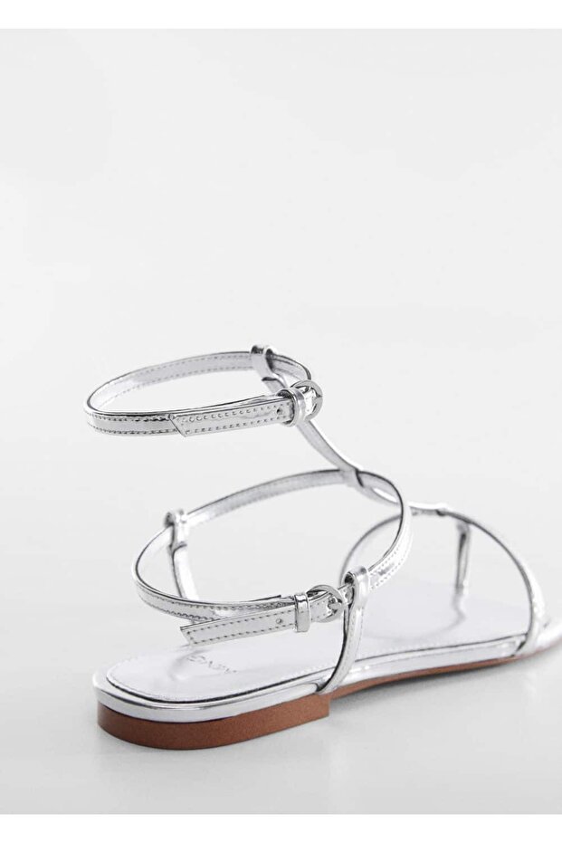 Bantlı Tokalı Sandalet - 3