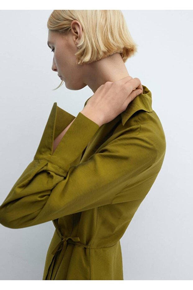 Kleid mit Schleife - 7