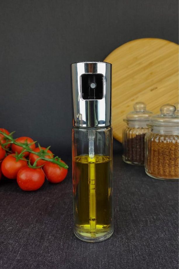 Pratik Sprey Cam Zeytinyağı Sirke Ve Sıvıyağ Şişesi Püskürtmeli Airfryer Pişirme Öncesi Ya - 1