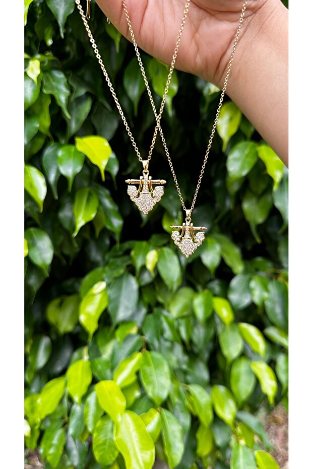 Taşlı Çapa Kolye - 5