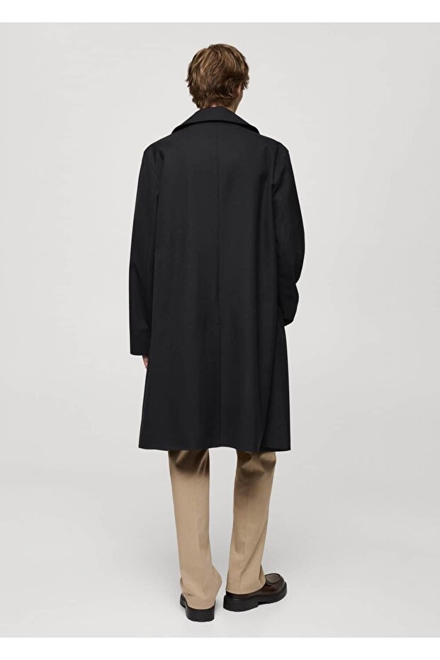 Oversize comfort streç trençkot - 4