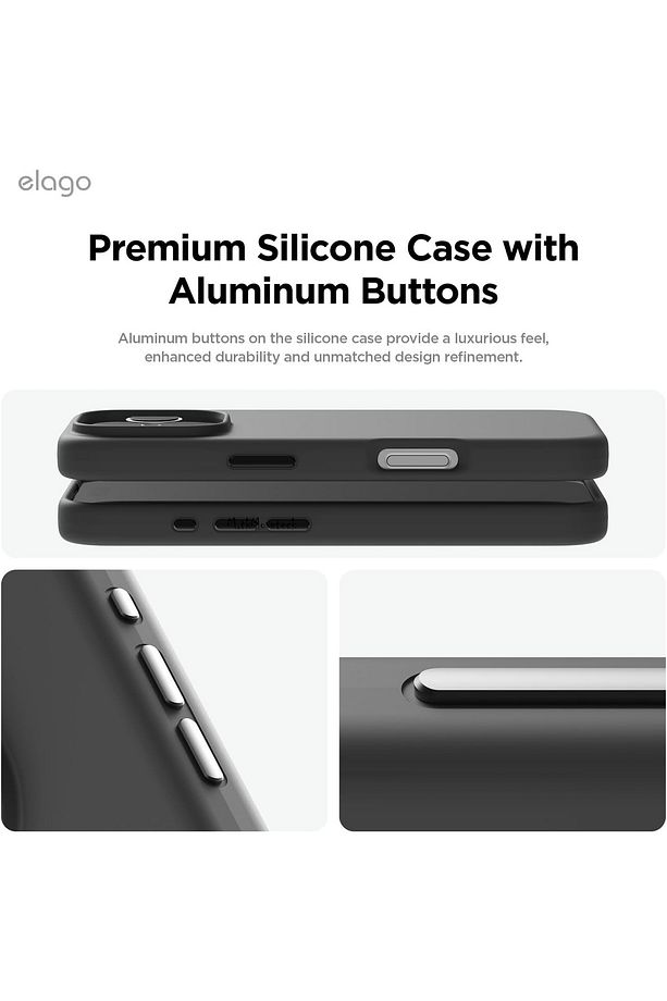 İphone 16 Pro Kılıf Lansman Magsafe Şarj Özellikli Yumuşak Mat Renkli Hassas Butonlu Kadife Silikon - 4