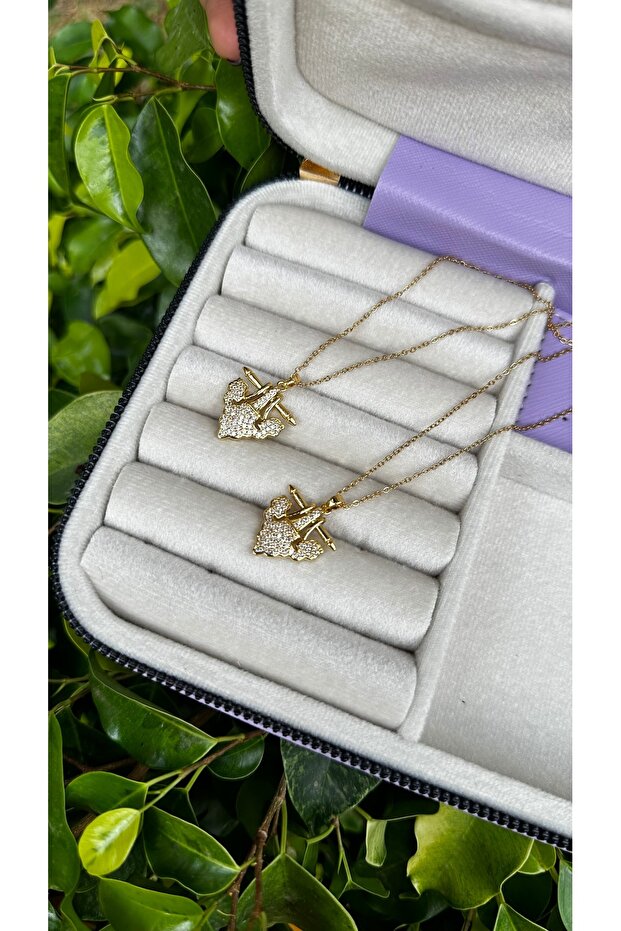 Taşlı Çapa Kolye - 4