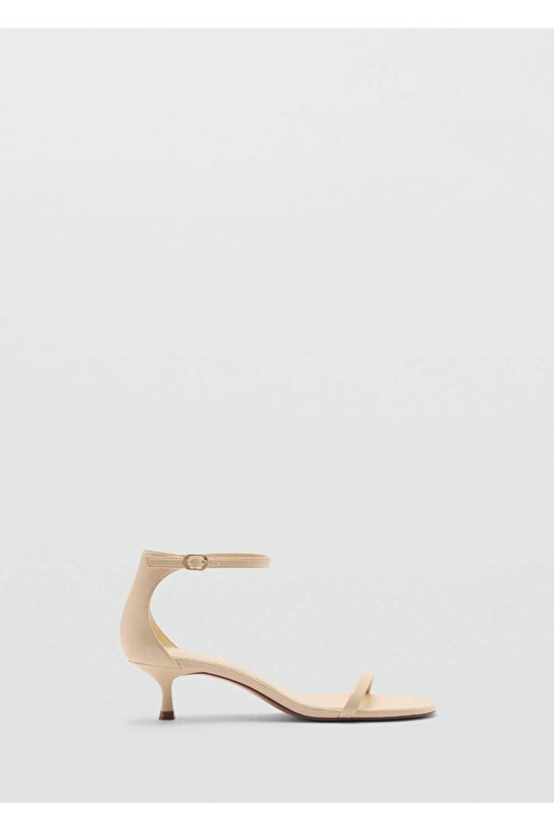 Bantlı topuklu sandalet - 3
